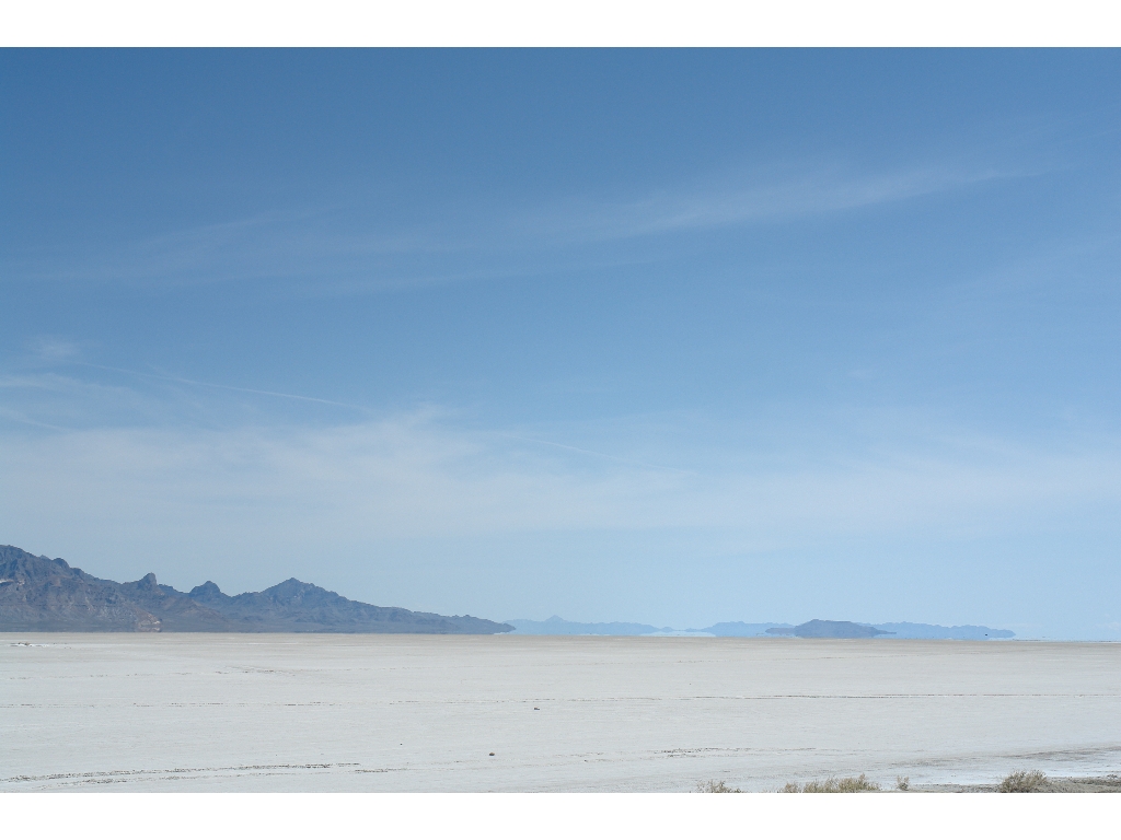 Миражи в Bonneville Salt Flats